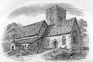  The previous church at Calverton
